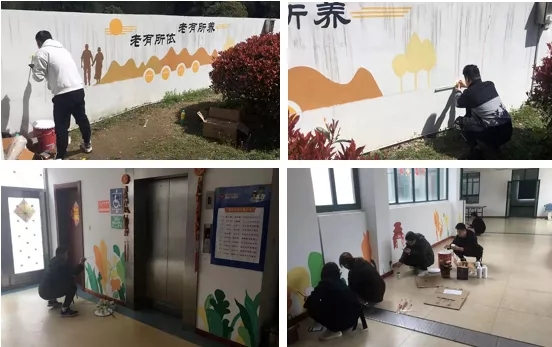 南京藝之行畫室&江寧區(qū)湯山街道開展“情系雷鋒月，愛繪敬老院”學(xué)雷鋒活動！圖二